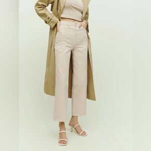 NWOT Mango BLANCA Straight leg jeans size 6